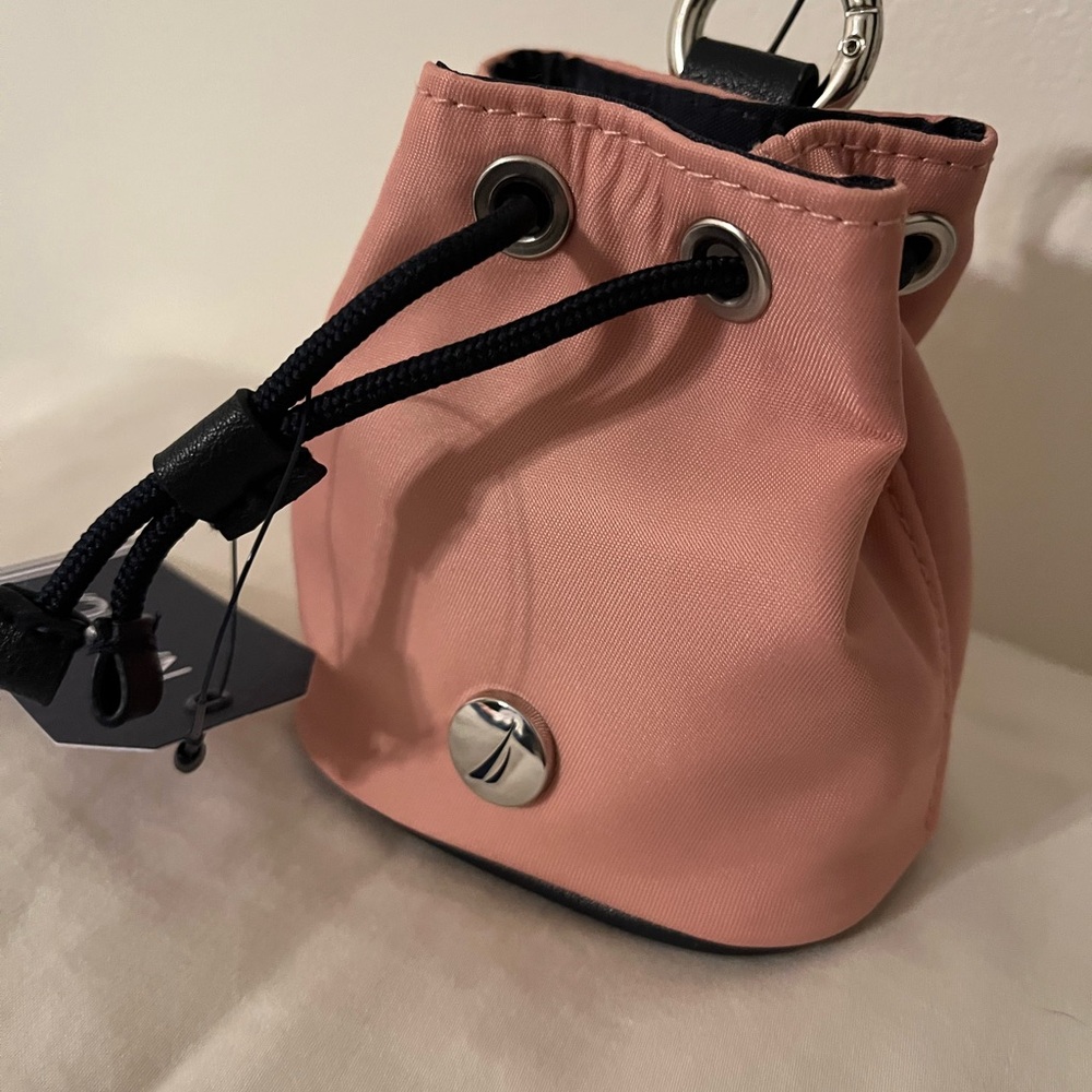 Nautica Pink Mini wristlet Bag with Drawstring Closure - Picture 11 of 11